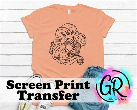 Transform Your Apparel with Disney Screen Print Transfers!